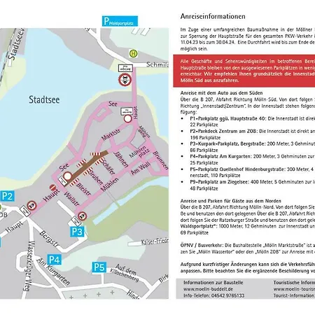 Daire Zentral Gelegenes Ferienzimmer Moellner Seestrasse Mölln